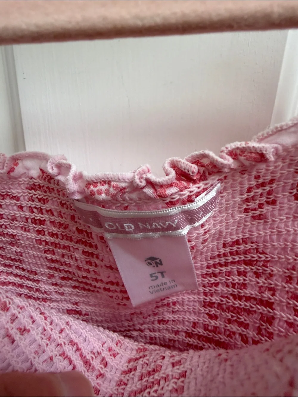 NWOT Old Navy Girls 5T Pink Floral Tie-Strap Sundress Sleeveless Dress